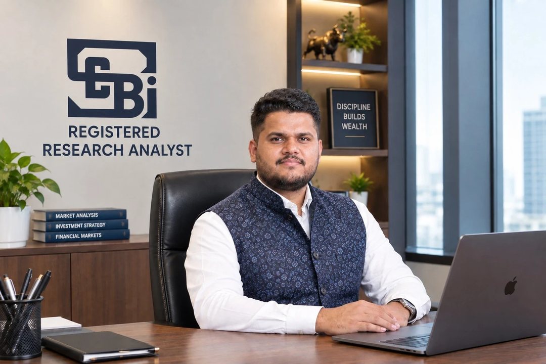 CA Aashish Bansal at his desk